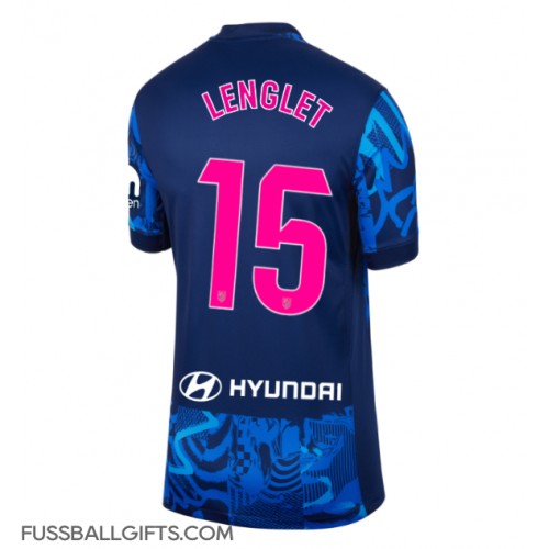 Atletico Madrid Clement Lenglet #15 Fußballbekleidung 3rd trikot Damen 2024-25 Kurzarm